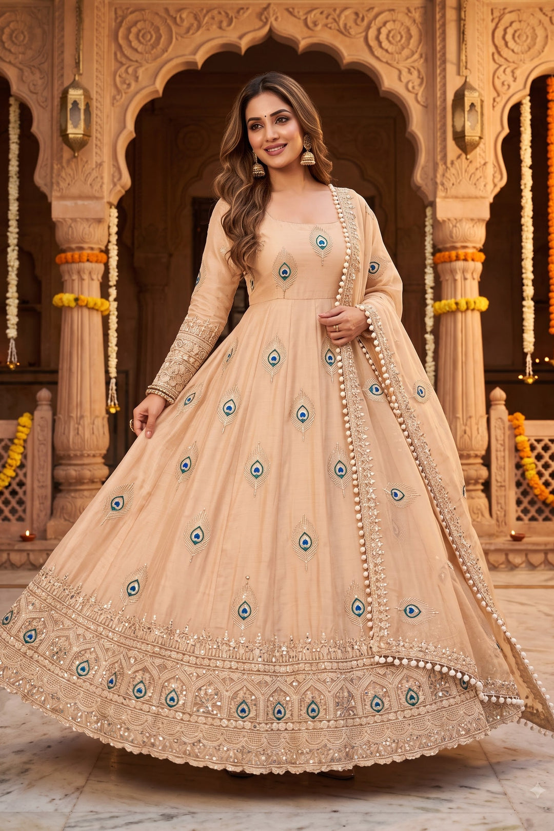Mor Pankh Royale Gown Set