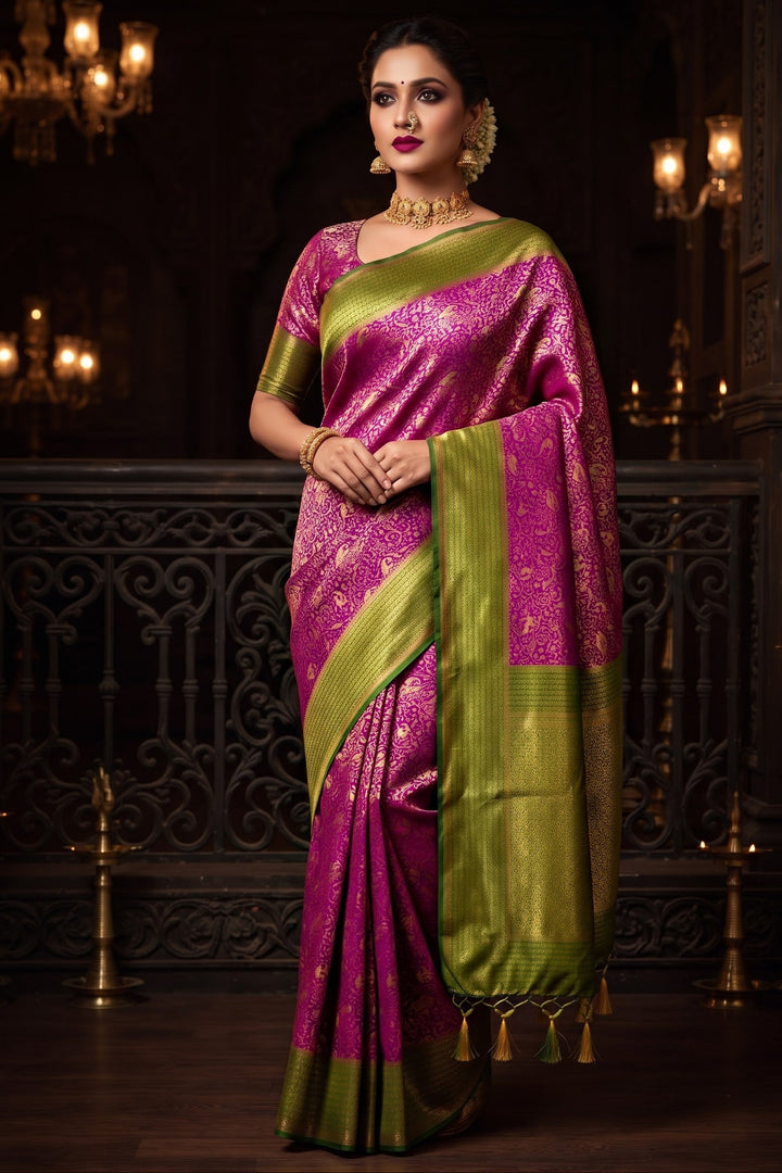 The throne You Deserve Crepe Khaddi Silk Saree