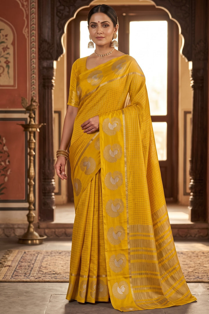 Legacy of Elegance Viscose Crepe Silk Saree