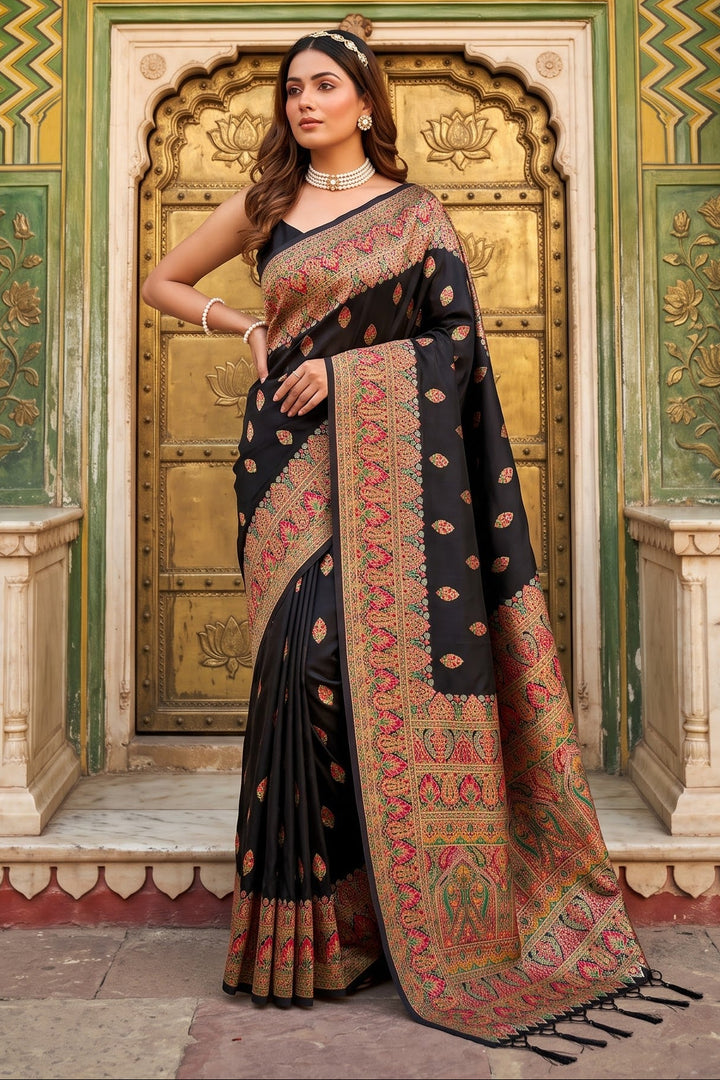 The Story of Her Pashmina Silk Saree