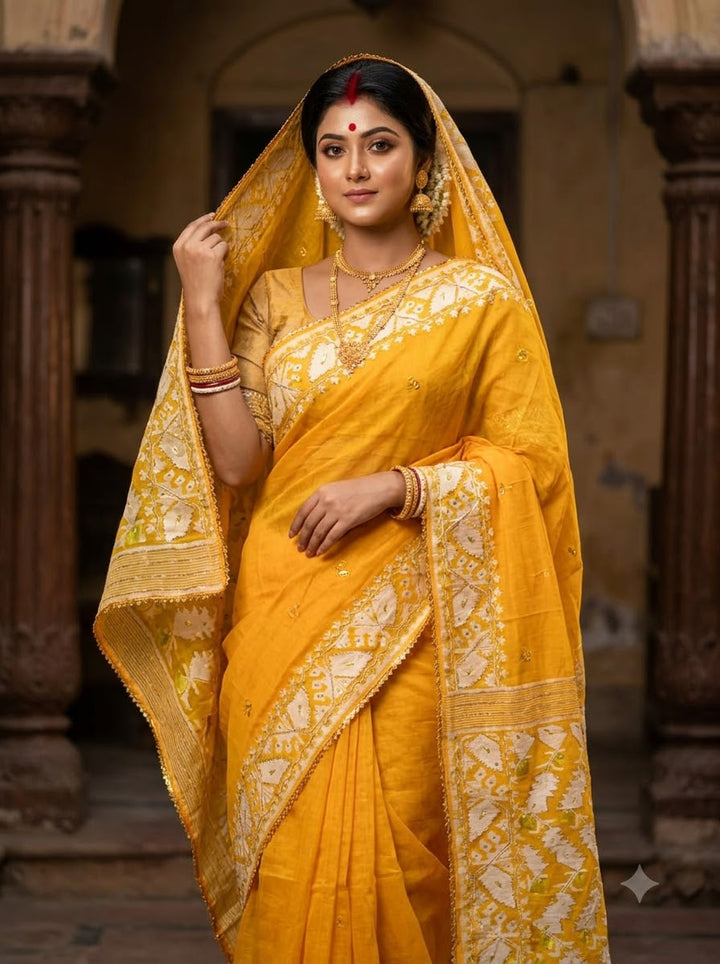 Sonar Alo  Katdana Jamdani Saree