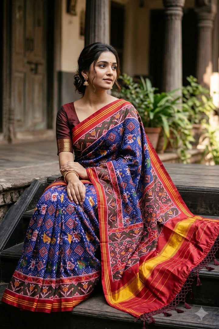 Naman Patola Silk Saree