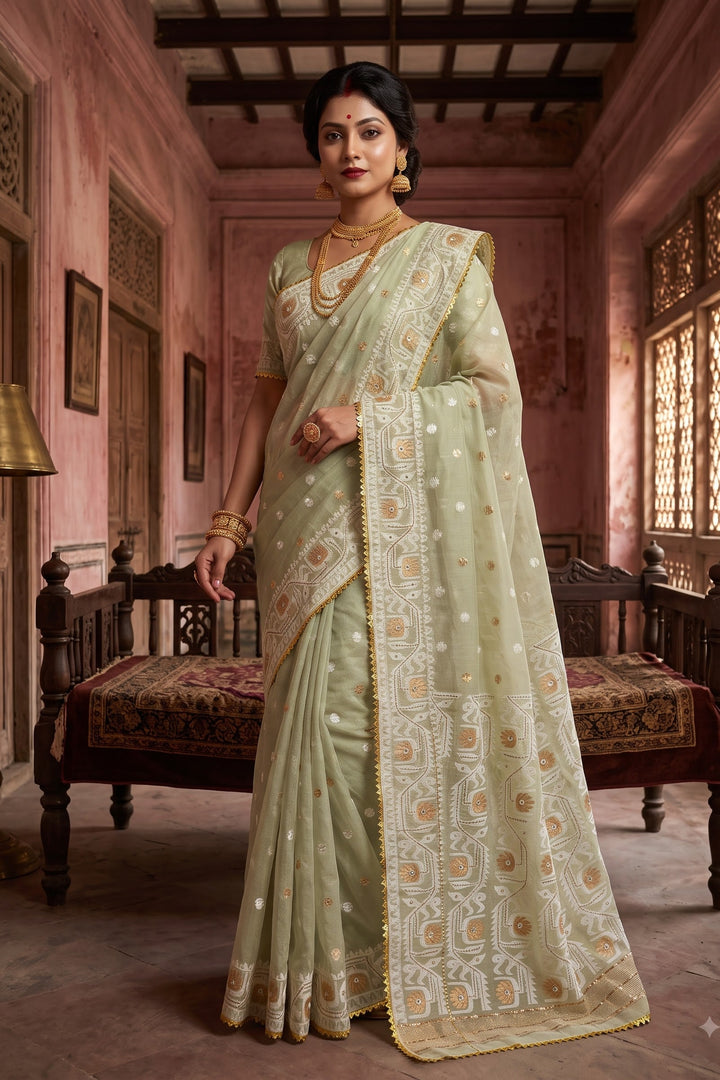 Sonar Alo  Katdana Jamdani Saree