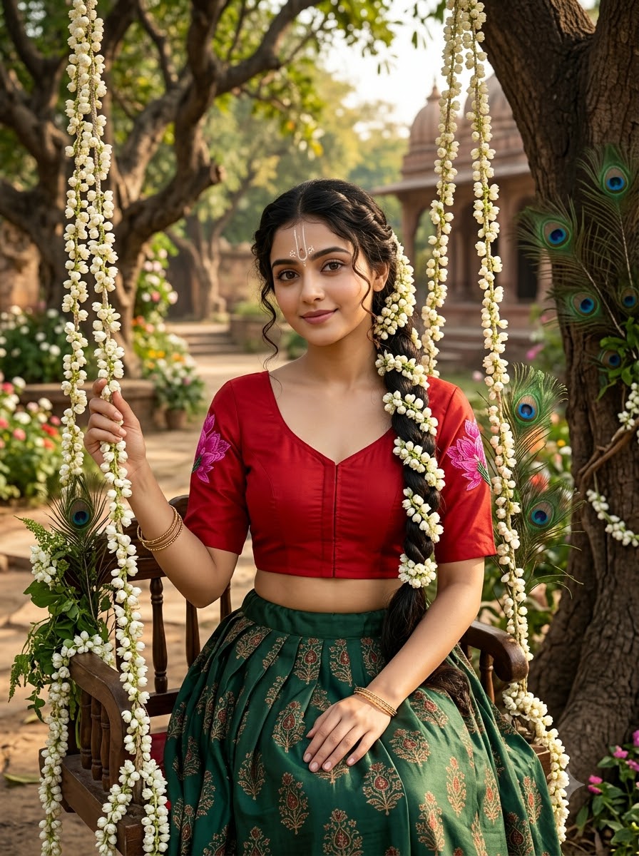 Shyam Sakhi Designer Embroidered Blouse