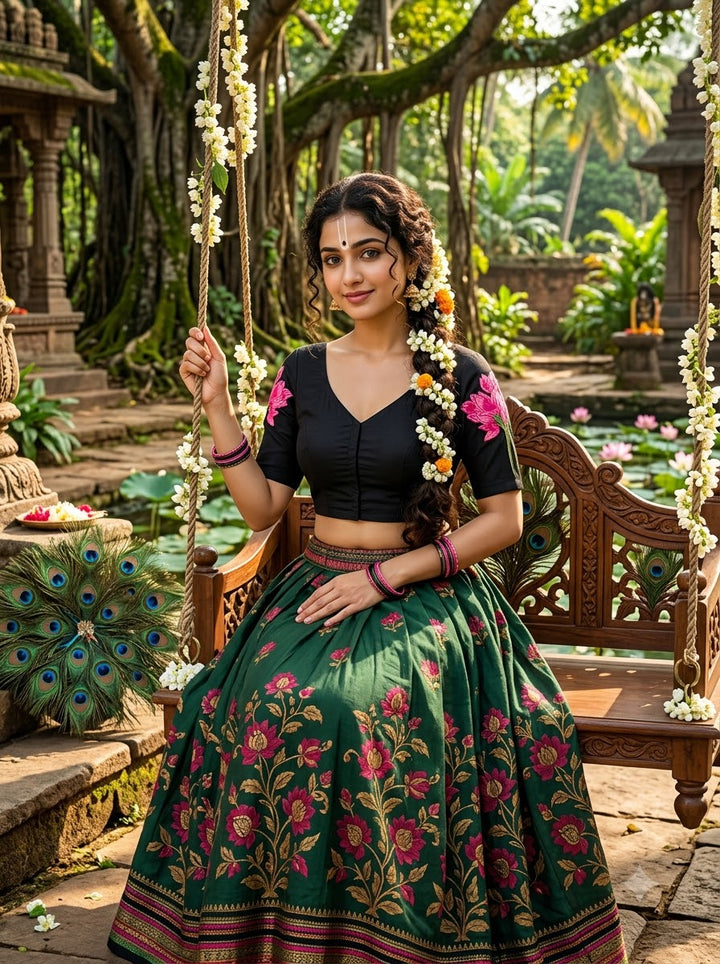 Shyam Sakhi Designer Embroidered Blouse