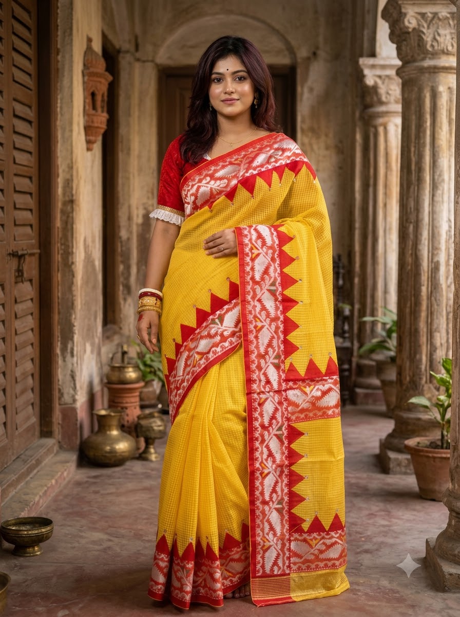 Milon Bela – The Fusion Resham Kota Saree