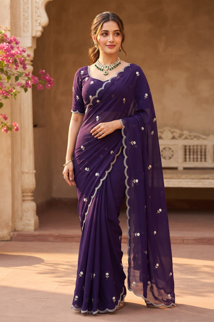 Aveline Grace - Georgette Saree