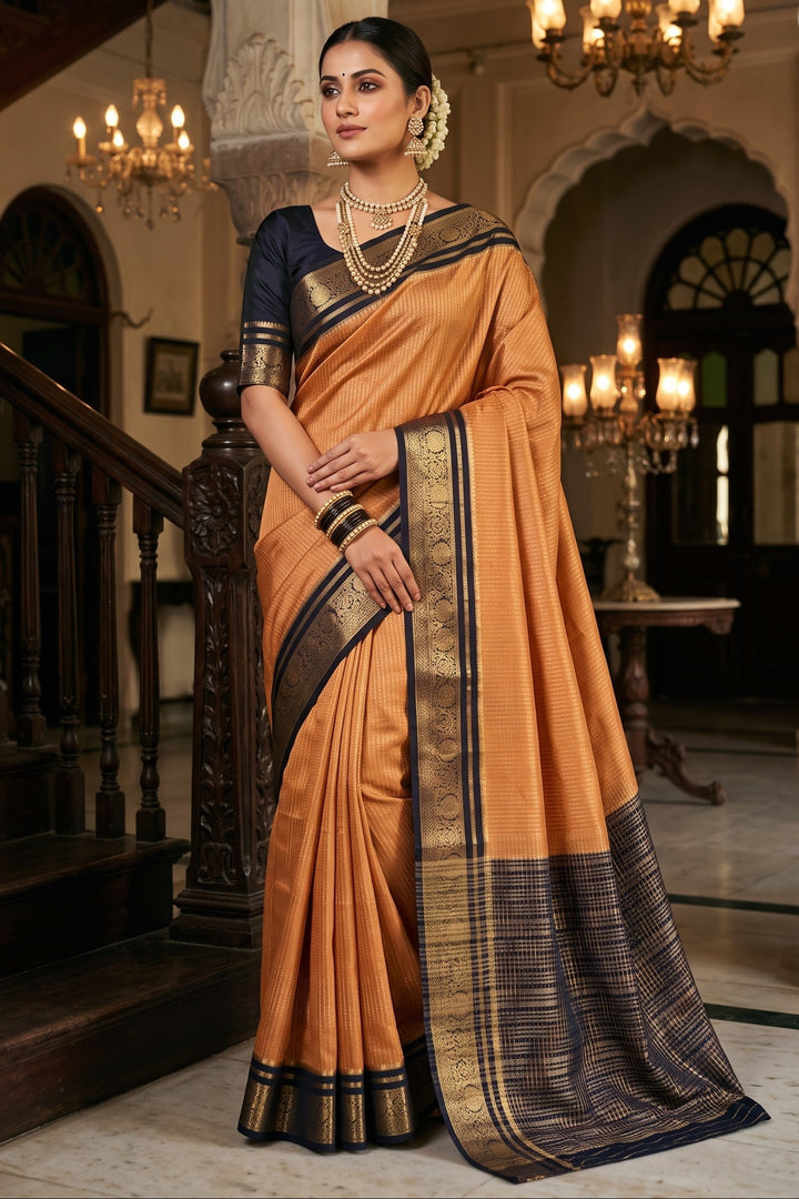 Royal Enchantress Mysore Crepe Silk ( Semi ) Saree
