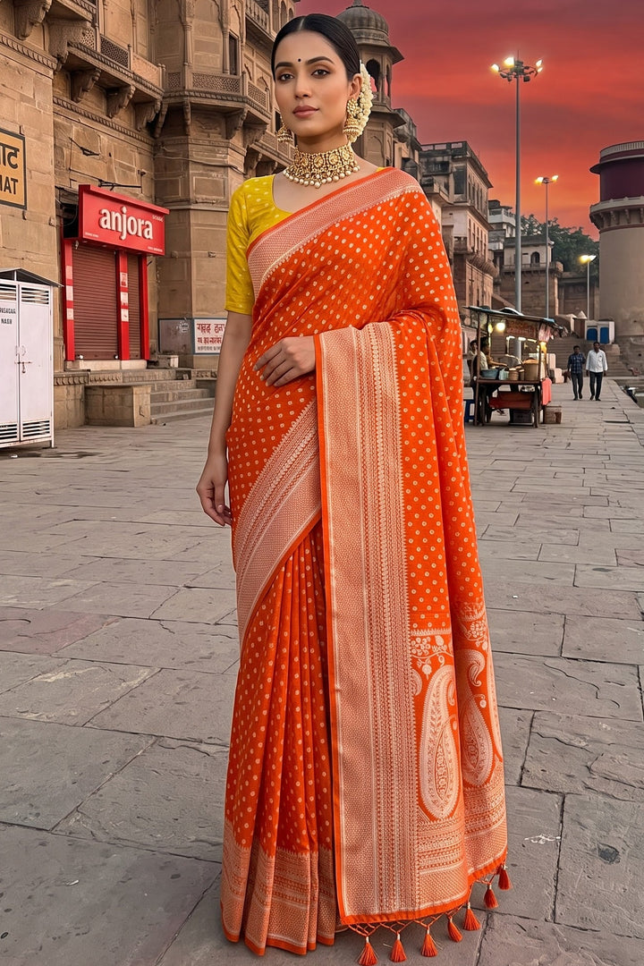 The Queen You Are Crepe Khaddi Silk Saree