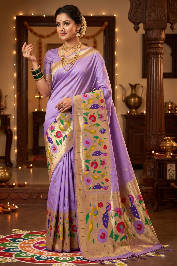 Shahi Kanjivaram Paithani Silk Saree