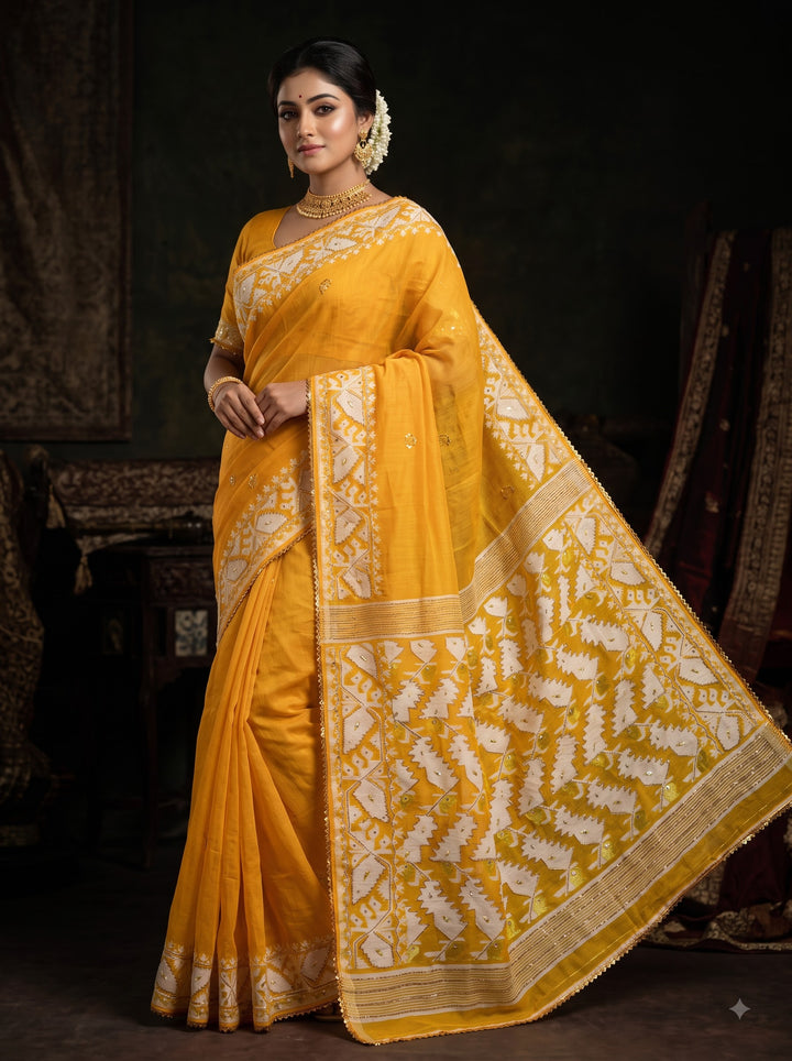 Sonar Alo  Katdana Jamdani Saree