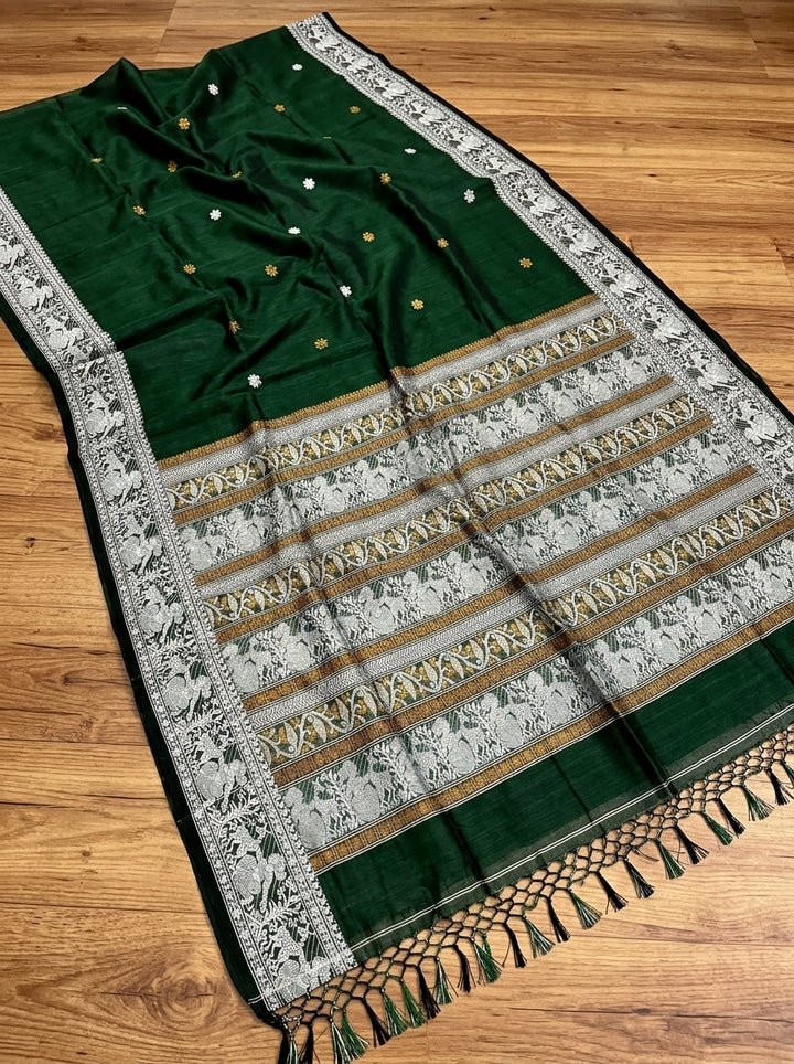 Ethereal Epics Cotton Baluchari Saree