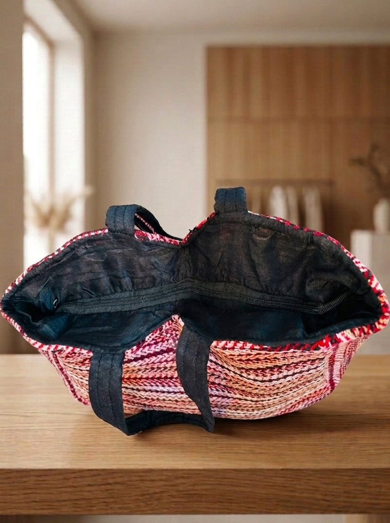 Rustic Meadow – Handcrafted Tote Bag