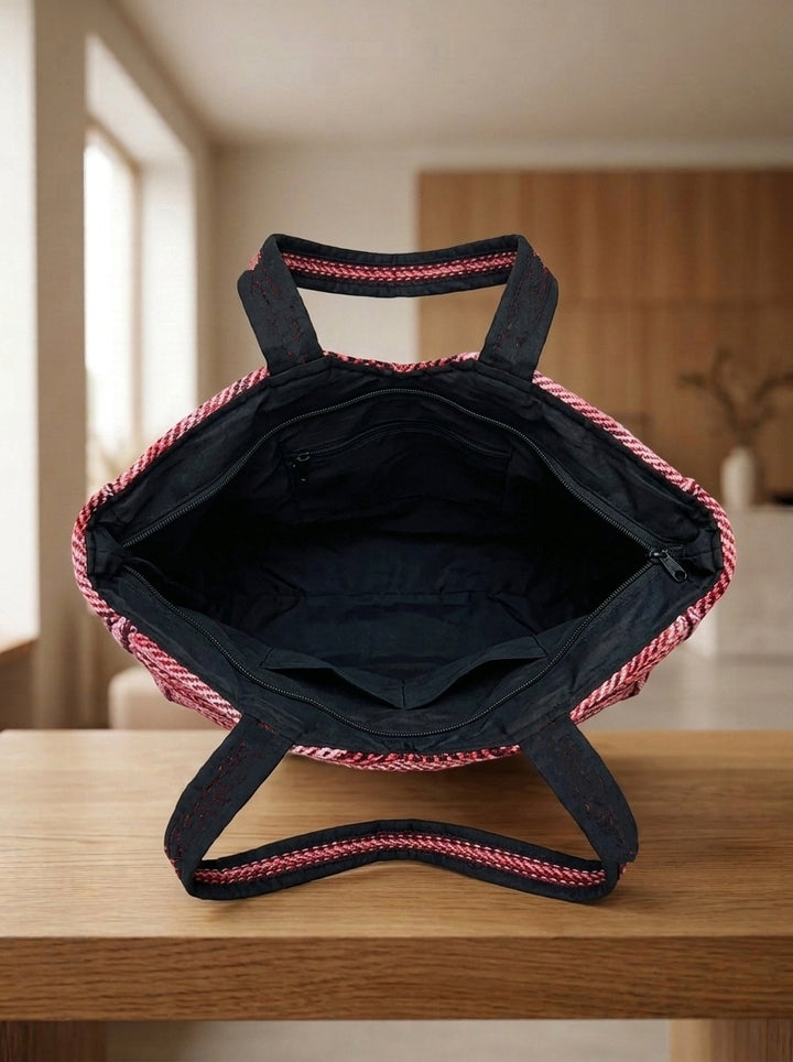Rustic Meadow – Handcrafted Tote Bag
