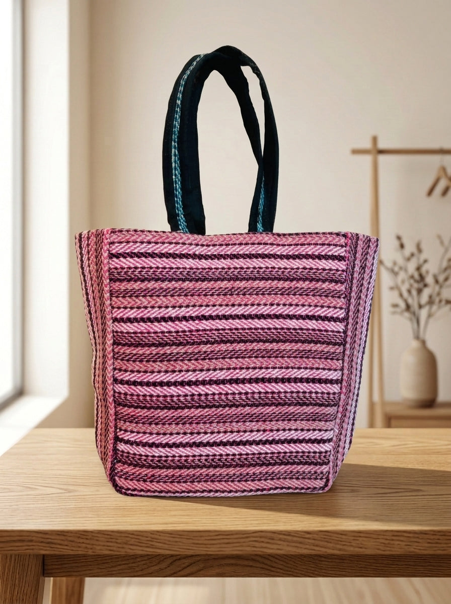 Crafted Canvas - Weaving Tote Bag