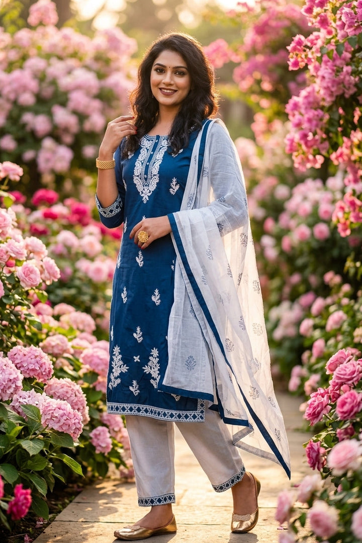 All Day Long- Rayon Kurti Set