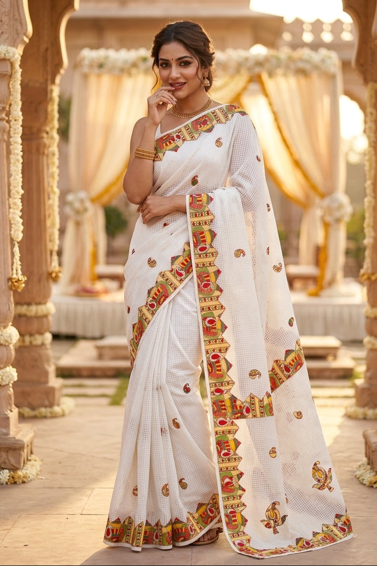 Canvas of Heritage Kota Saree