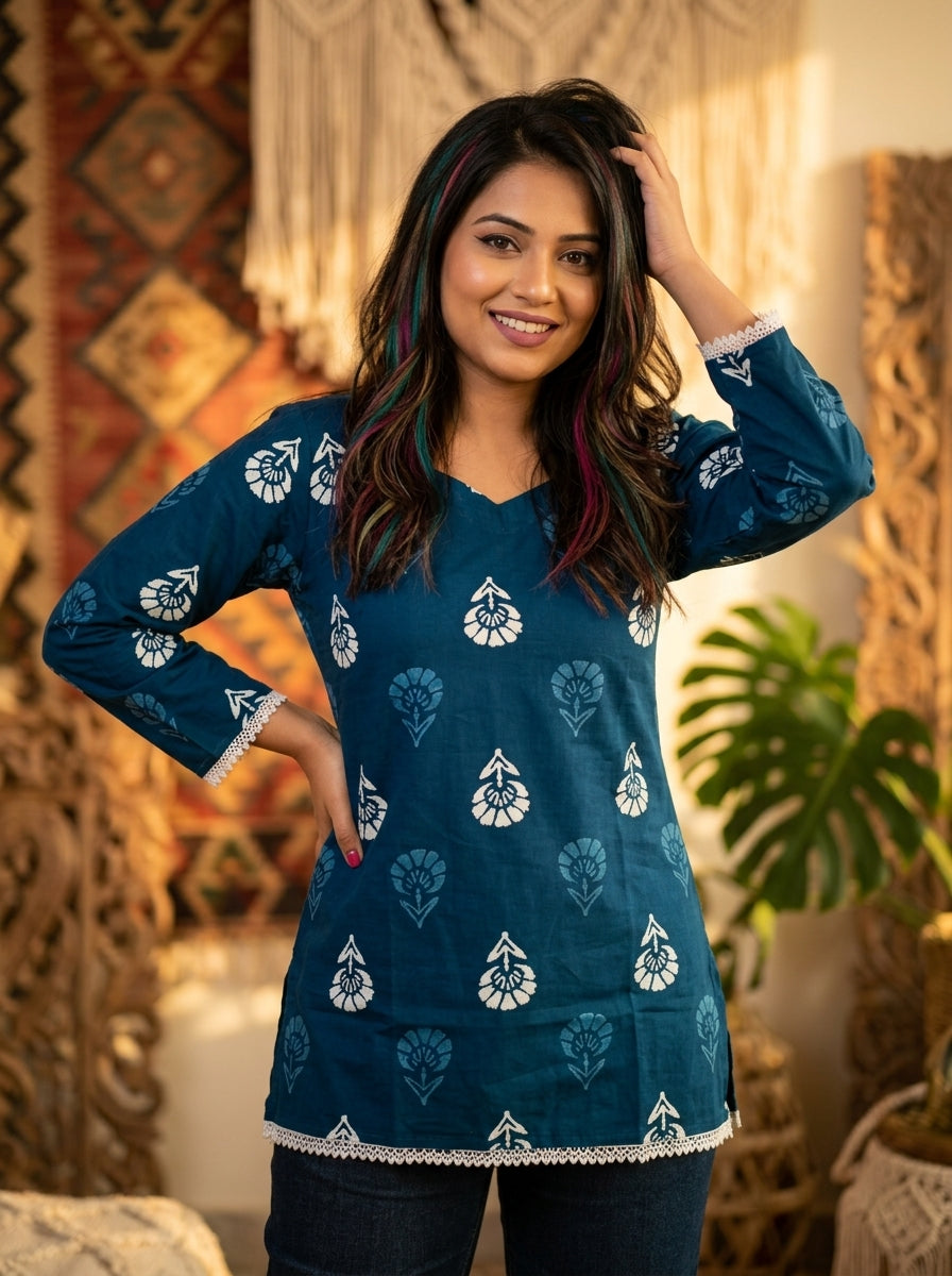 Happiness Bubble-Pure Cotton Kurti