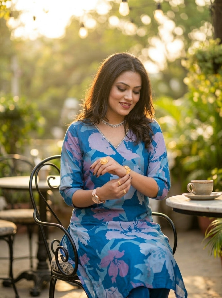 The Wanderlust- Party wear Kurti Set