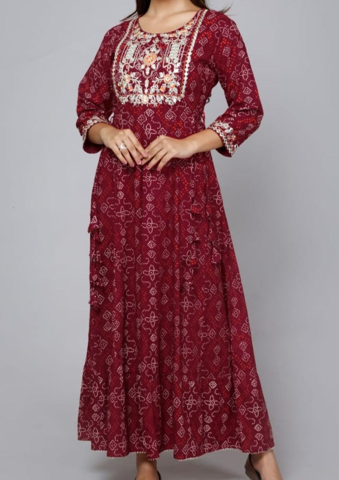 Jaipuri Gown