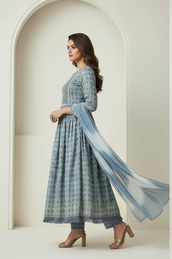 Kurti Pant Dupatta Set