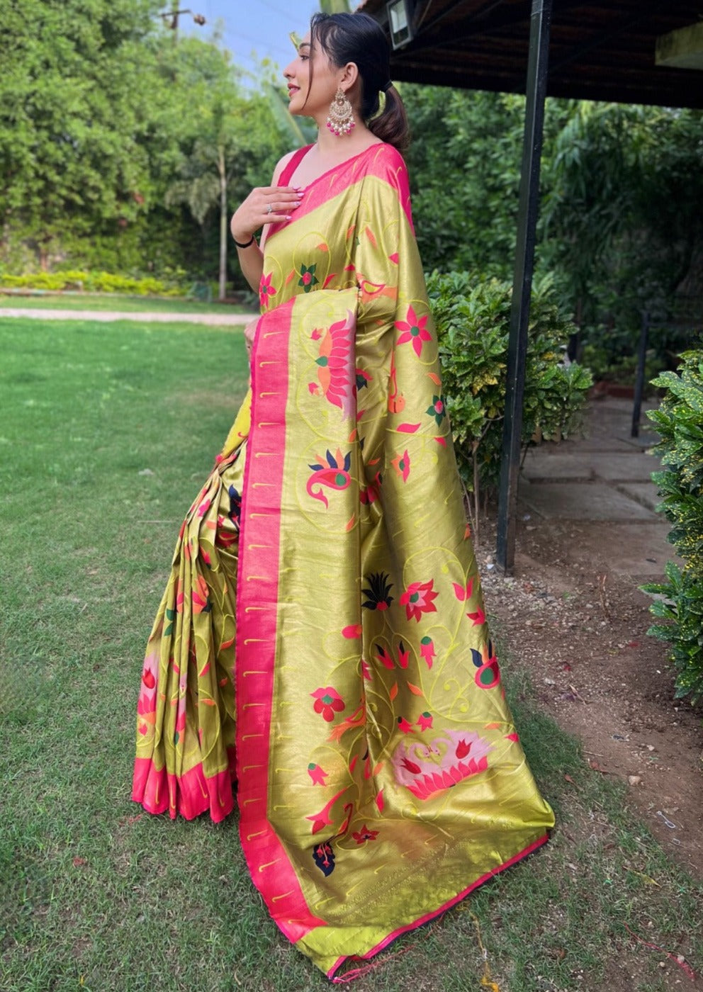 Pushkar - A luxurious Paithani Saree