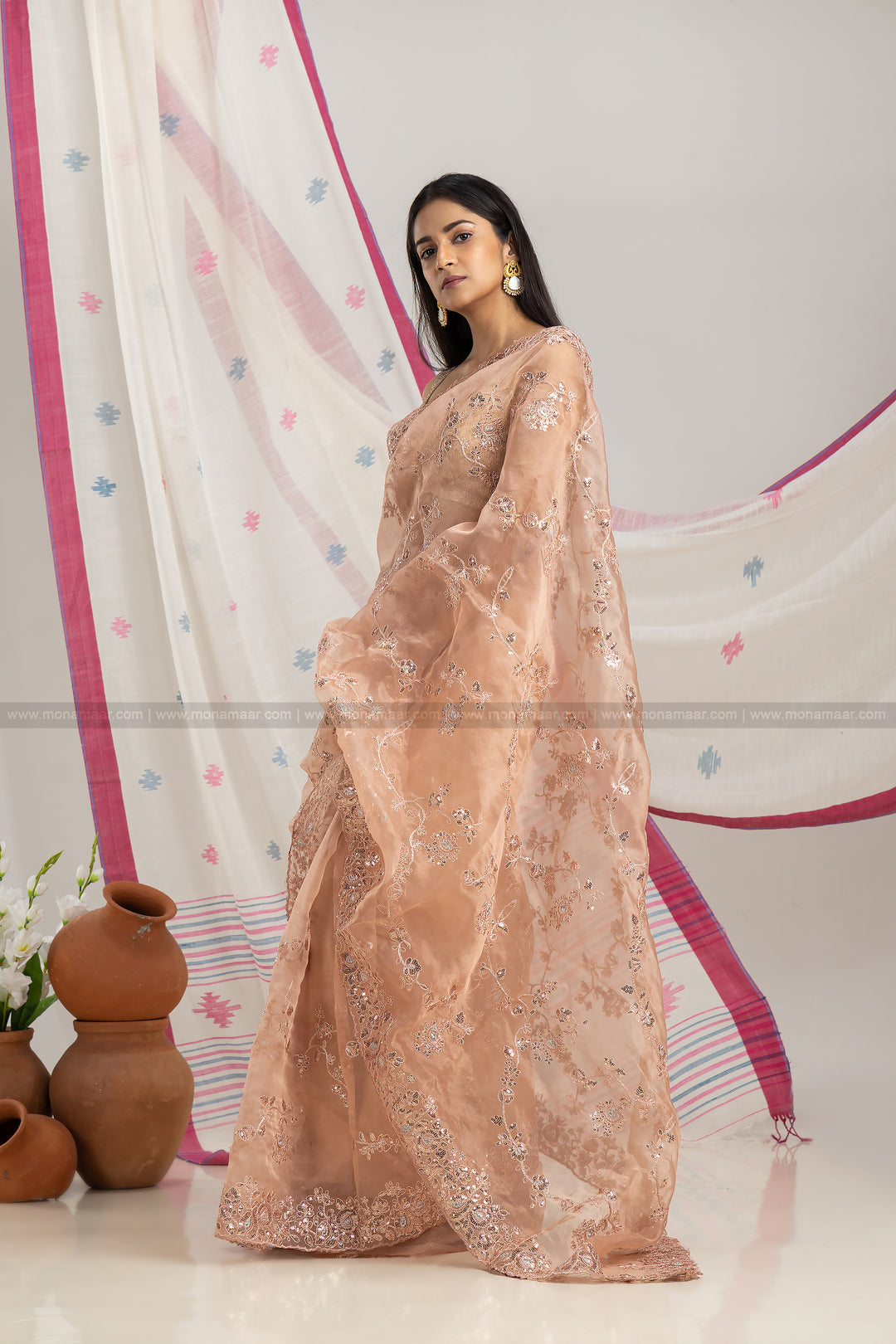 Designer Organza Saree