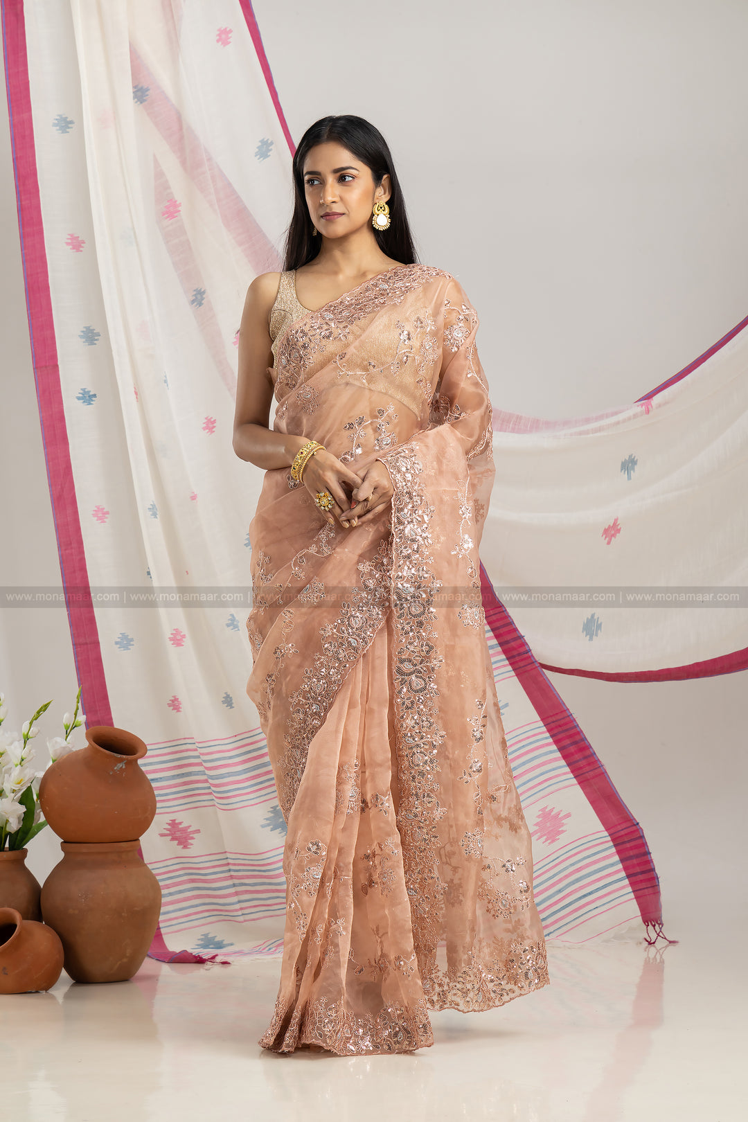 Designer Organza Saree