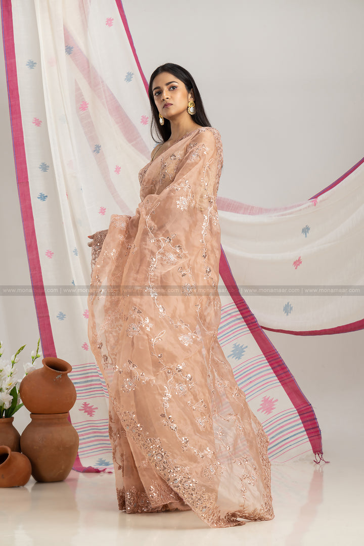 Designer Organza Saree