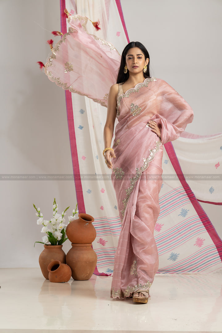 Designer Organza Saree