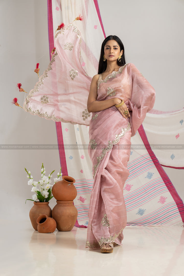 Designer Organza Saree