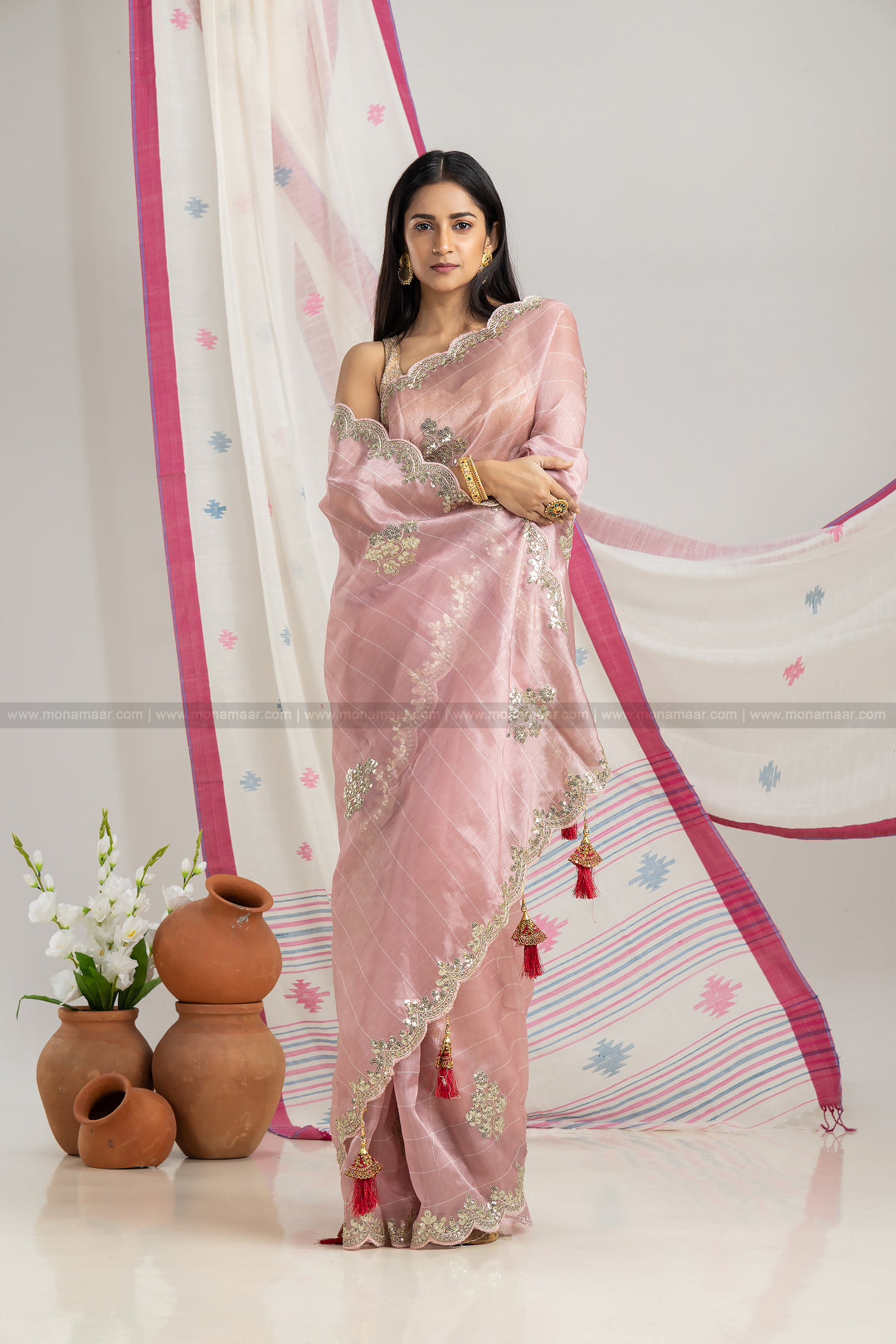 Designer Organza Saree