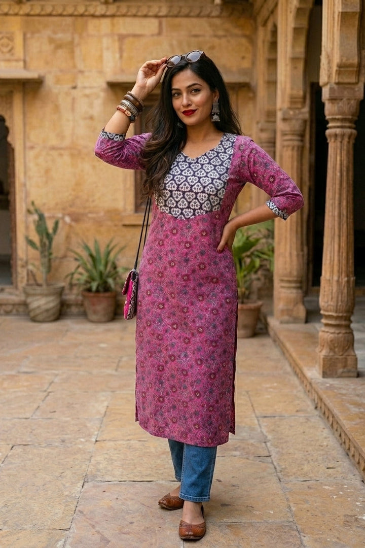 Rossy Touch Cotton Kurti