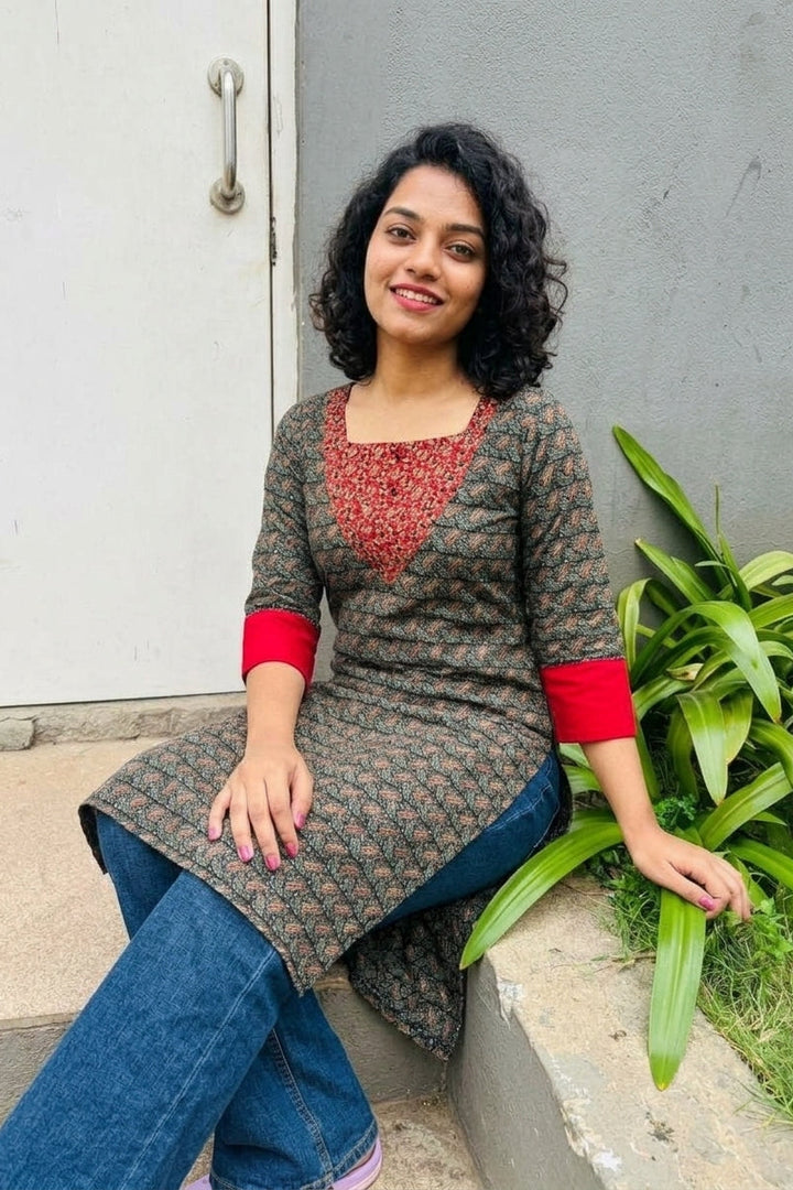 Saanvi Style Cotton Kurti