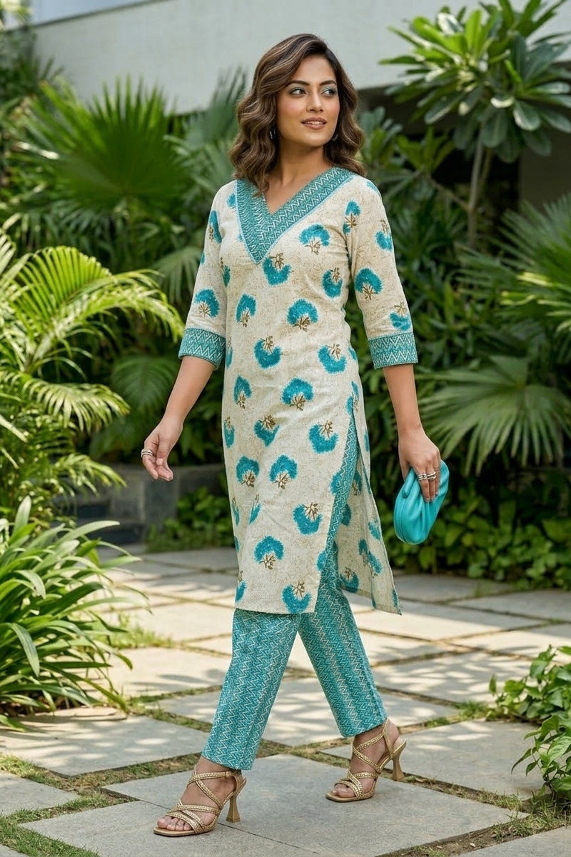 Diva Cotton  Kurti Set