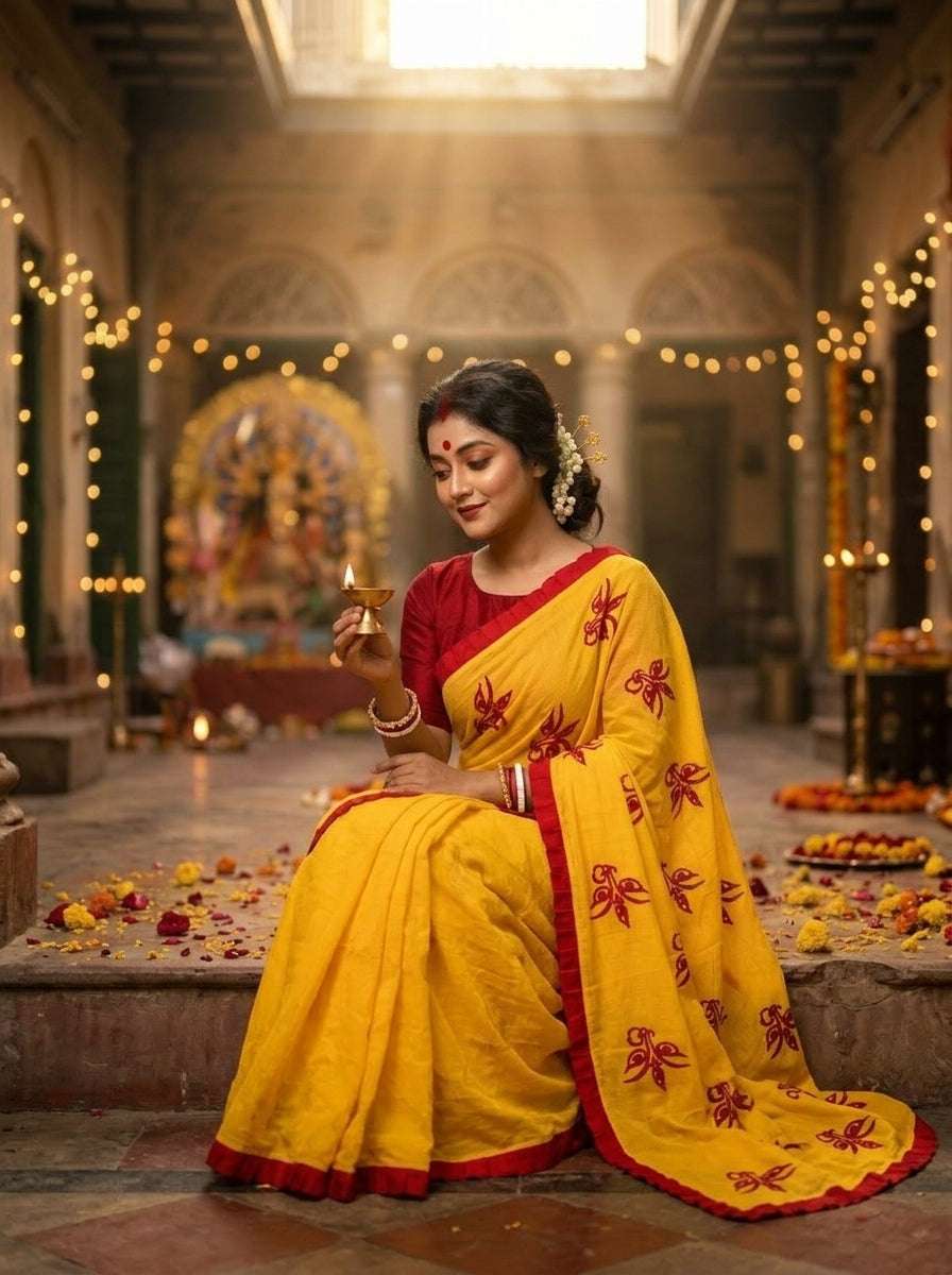 Kanak Roshni Cotton Silk Saree