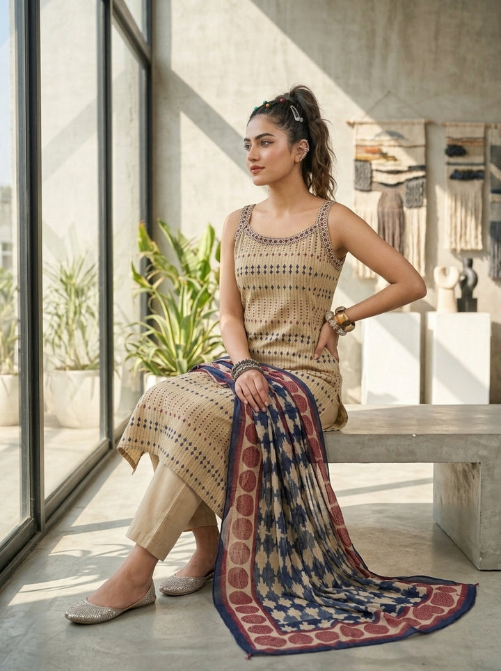 Fashion Vibes Cotton Kurti Set