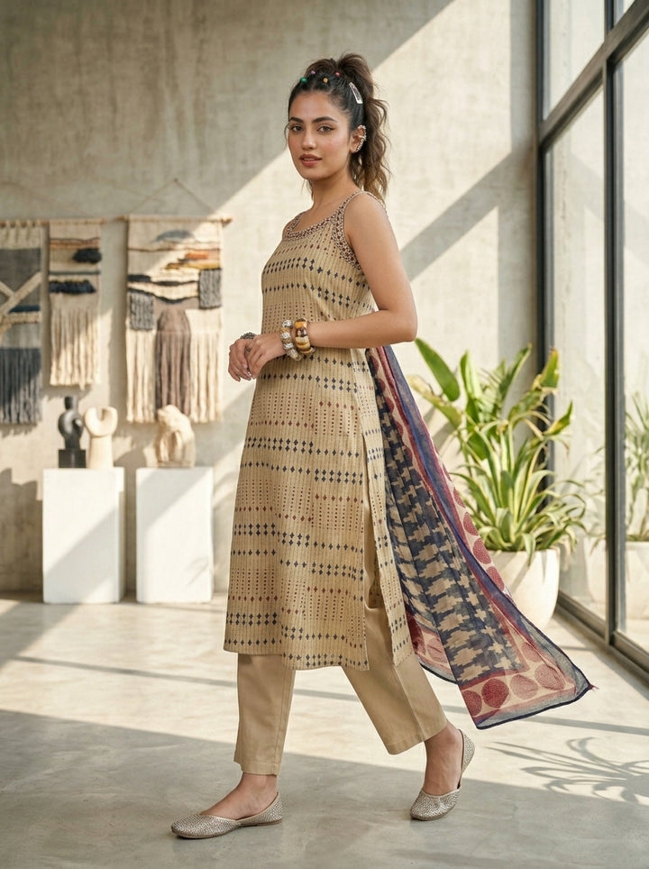 Fashion Vibes Cotton Kurti Set