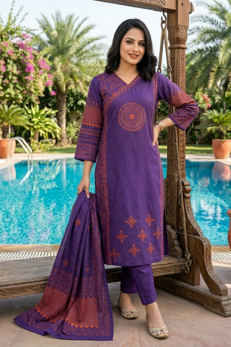 Anvee Cotton Kurti Set