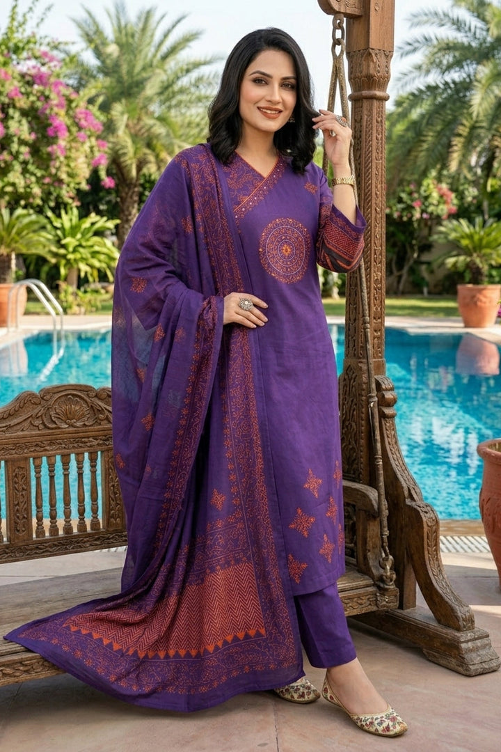 Anvee Cotton Kurti Set