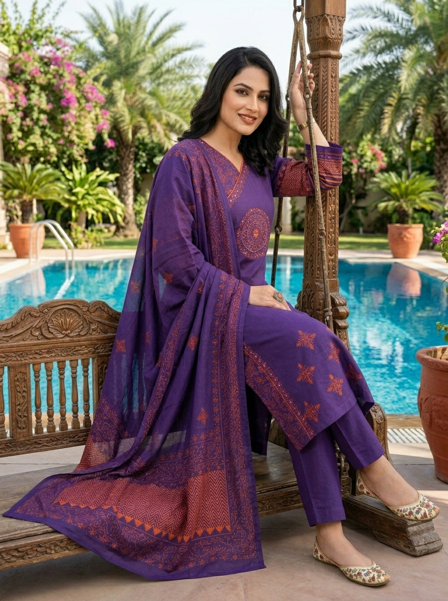 Anvee Cotton Kurti Set