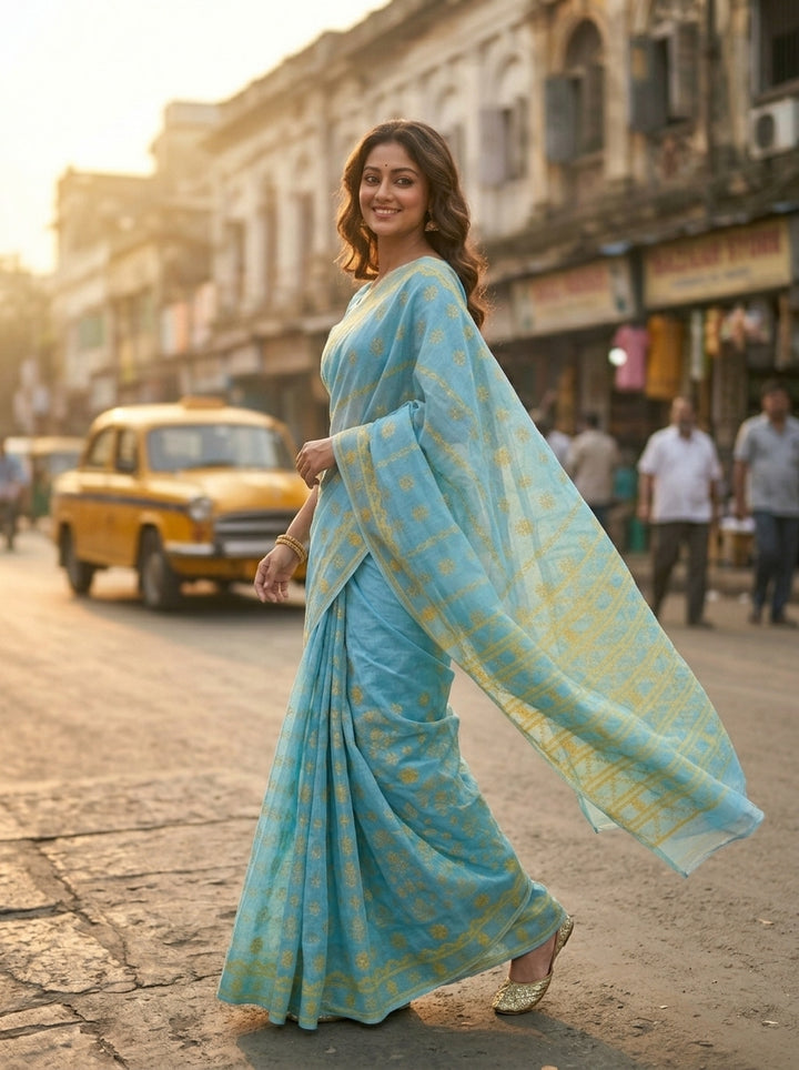 Nabanita Bengal Jamdani Saree