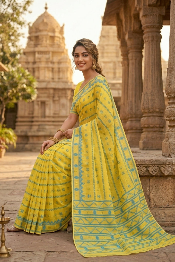 Nabanita Bengal Jamdani Saree
