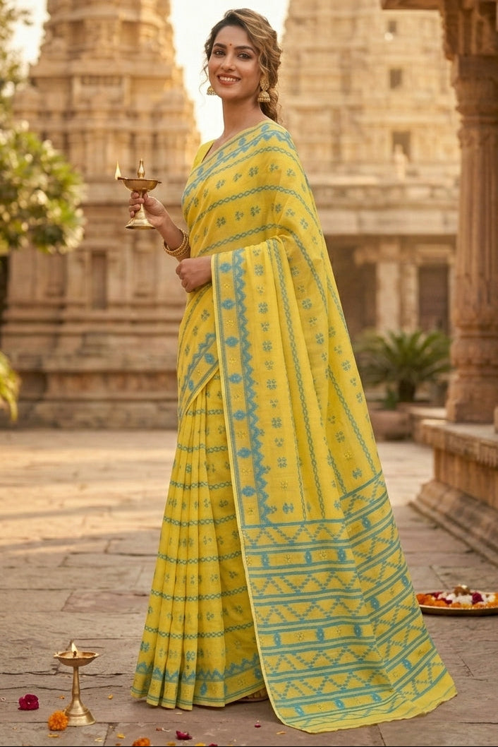 Nabanita Bengal Jamdani Saree