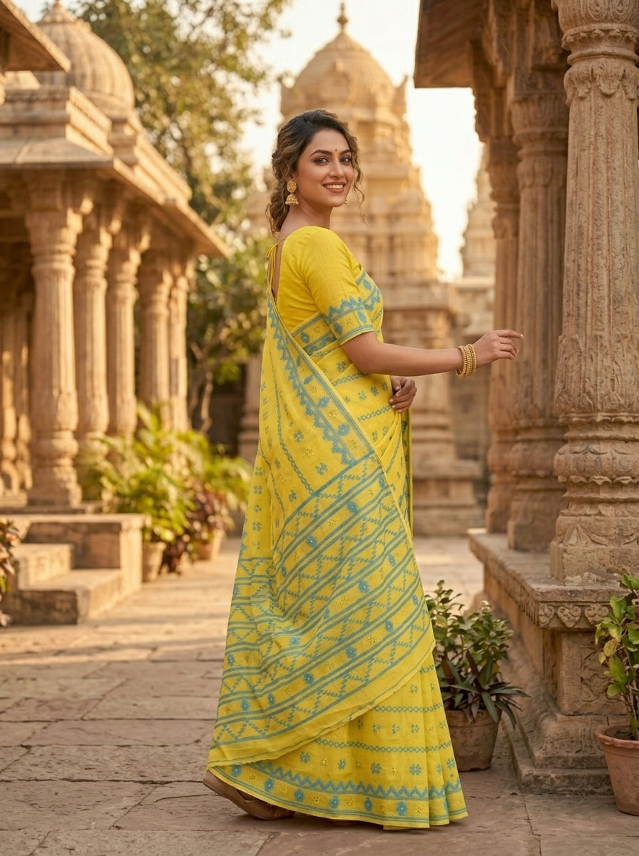 Nabanita Bengal Jamdani Saree