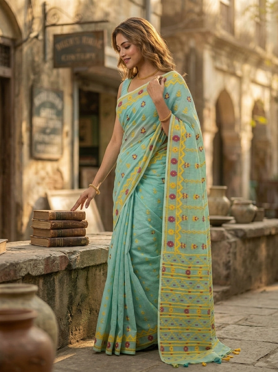 Nabanita Bengal Jamdani Saree