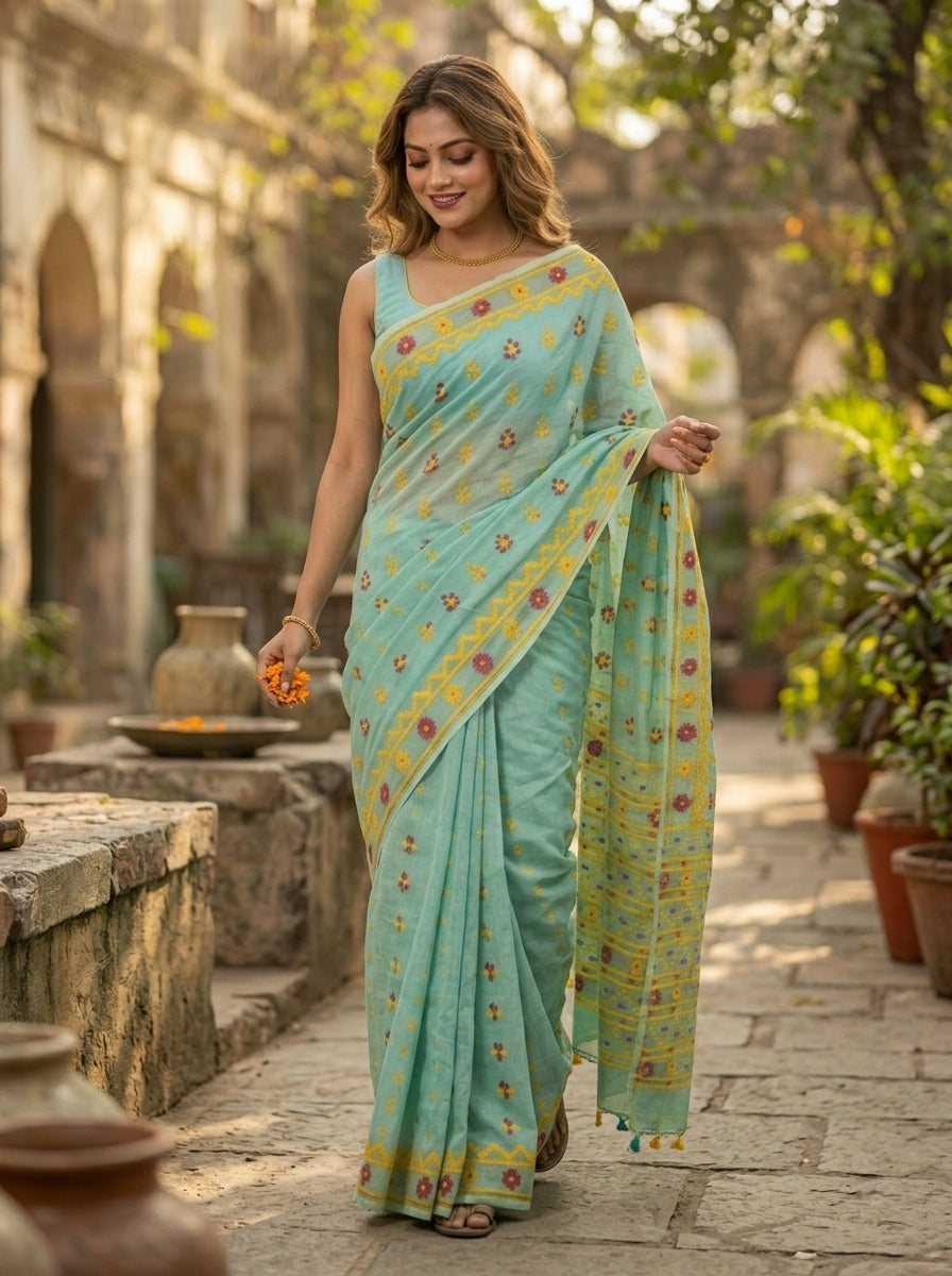 Nabanita Bengal Jamdani Saree