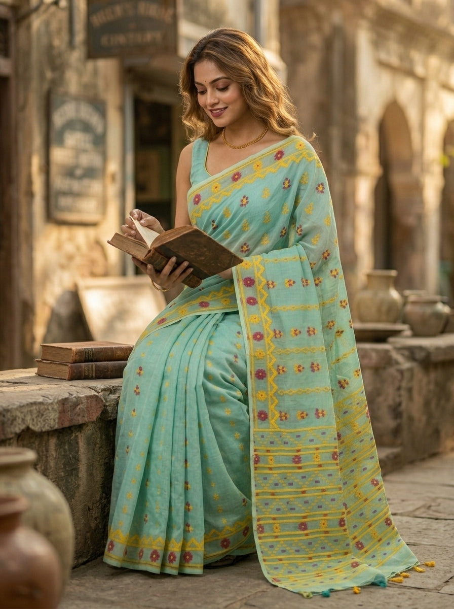 Nabanita Bengal Jamdani Saree