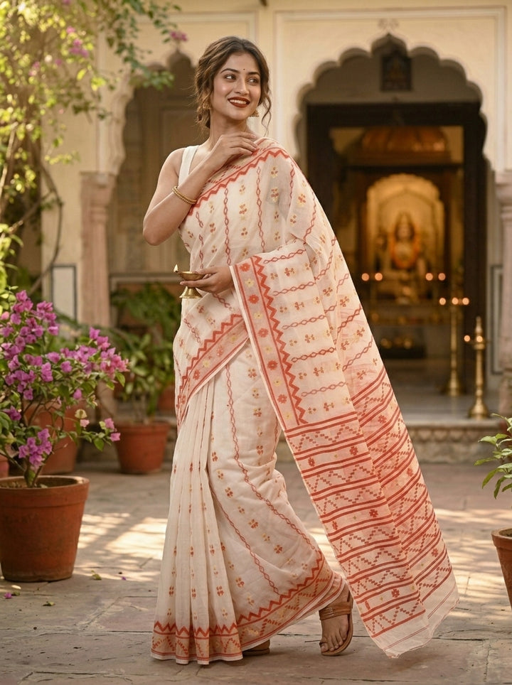 Nabanita Bengal Jamdani Saree