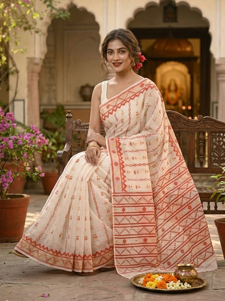 Nabanita Bengal Jamdani Saree